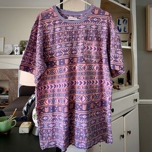 Pacsun Aztec pattern t-shirt XL